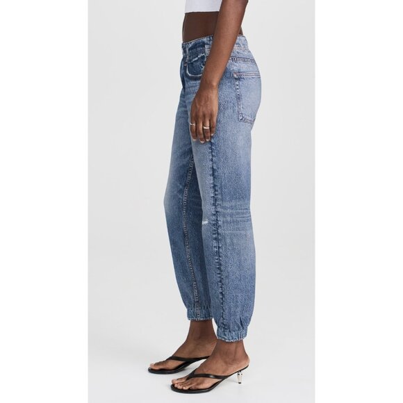 NWT rag & bone Miramar Jogger in Lynn Photo Print Faux Jean Sweatpants XS - Picture 8 of 9